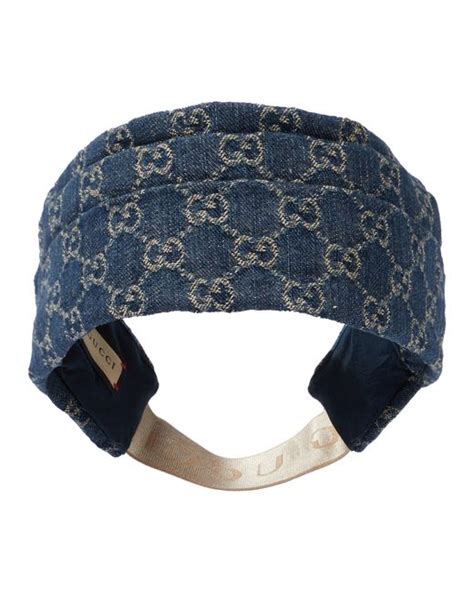 gucci headband blue|authentic Gucci headband for sale.